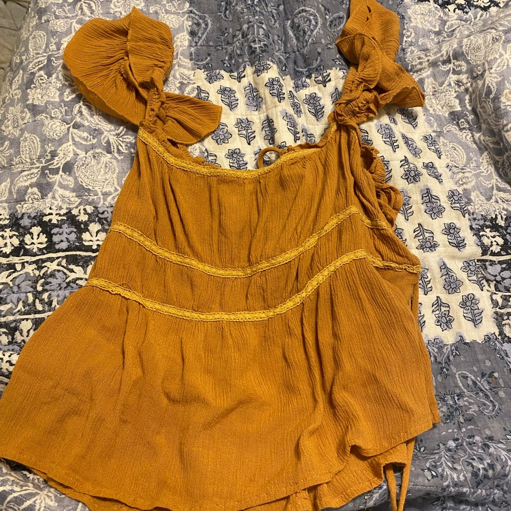 illa illa brown top